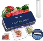 Automatic Vacuum Sealer Food Packing Machine - AU Plug With 1 Roll Vacuum Food Bags