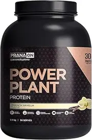 PranaON Power Plant Protein French Vanilla Flavour Supplement 2.5 kg