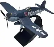 for WW2 US F4U-1 Corsair Dragon Fighter Aircraft Metal Military Plane Diecast Model Toy Gift 1/72 Scale(F4U 107)
