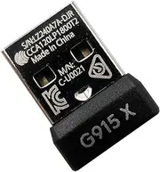 NoirVogel New USB Dongle Mouse Receiver Adapter Replacement for Logitech G915 X Lightspeed Wireless Mechanical Gaming Keyboard (Black)