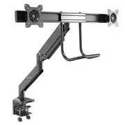 StarTech Dual Monitor Arm Desk Mount, VESA Mount 32" Displays - ARMSLMBARDUO