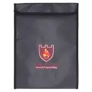 Fireproof Bag Multi-Function Money Document Jewelry Valuables Pouch W/Zipper AC
