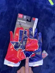 Rare Under Armour Swarm ‘Texas’ NFL Football Gloves Sz. Xl.