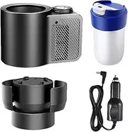 Smart Car Cup Cooler and Warmer | Intelligent Car Heater Cooling Travel Mug - 2-in-1 Quick Heating Cooling Holder Safe 12V 36W for Water Milk Coffee Beverage