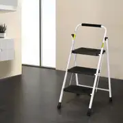 3 Step Ladder Giantz Multi-Purpose Folding Steel Light Weight Platform