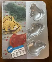 Wilton Mini Dinosaurs Cake Pan- New Sealed