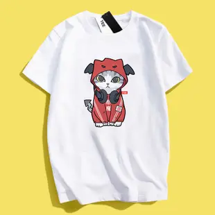 JZ TEE 惡魔貓咪 短袖T恤衣服 男女通用版型上衣