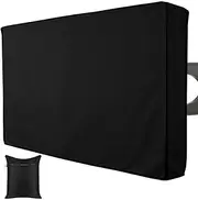 Outdoor TV Cover Skyour Heavy Duty 600D Oxford Waterproof Dustproof Anti UV Durable Patio Outside Television Cover TV Screen Full Protector Covers (30-32in)