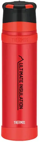 新款 THERMOS【日本代購】膳魔師 山地專用 0.9L不銹鋼水瓶 FFX-901 - 亞光紅