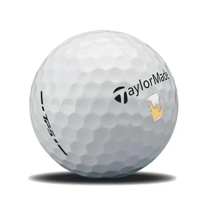Taylormade TP5 Beer Glass Golf Balls - One Sleeve - LIMITED EDITION