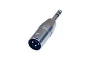 BravoPro A044 3-pin XLR Male to 6.35mm TRS Jack Plug Adaptor