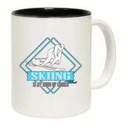 Power Monkeez Skiing Is My Drug Of Choice Mug Cup