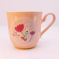 在飛比找Yahoo!奇摩拍賣優惠-日本商品le Sucre法國兔法式鄉村風陶瓷水杯馬克杯