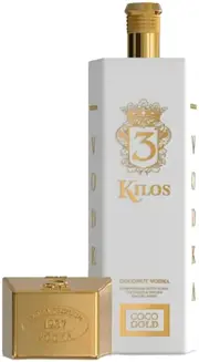 3 Kilos Gold Bar Dutch Coconut Vodka 1L