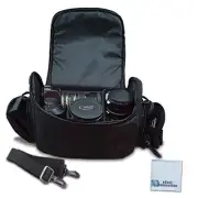 Large Digital Camera / Video Padded Carrying Bag / Case for Nikon, D) Large