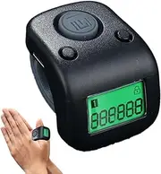 Quzente Buddha Beads Counter | Electronic Finger Counter,LCD Digital Display Counter, Buddha Beads Prayer Counter for Buddhist Meditation, Relaxation