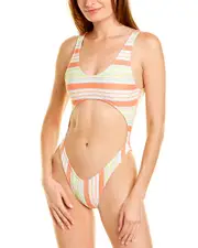 Luli Fama Ribbed One-Piece