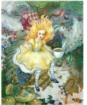 Wooden Jigsaw Puzzles for Adults by FoxSmartBox - 439 Pieces - Alice Fantasies