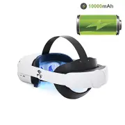 For Oculus Quest 2 Headset Band Head Strap VR Elite Meta with 10000mAh Battery