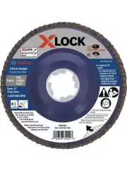 Bosch FDX2745080 X-Lock Flap Discs 4-1/2” 80 Grit
