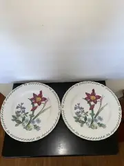 Mikasa Summer Symphony Dinner Plate 10 3/4" CAJ14 Maxima Floral Set Of 4 NEW