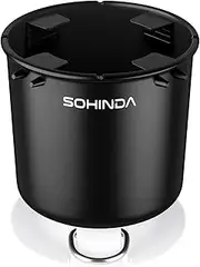 Sohinda SUP Paddle Board Cup Holder, SUP Inflatable Stand Up Paddle Board Accessories, Multi-Functional Cup Holder for Kayak-Boat-Paddle Boards, Cup Holder with 1（White） Action Mount