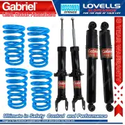 Front Rear Gabriel Ultra Shocks + Coil Springs for Ford Falcon BA BF 02-07