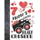 7 & Mama’’s Little Heart Crusher: Happy Valentines Day Gift For Boys And Girls Age 7 Years Old - College Ruled Composition Writing School Notebook To T