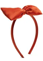 Mini Rodini Kids Bow-embellished Satin Headband - Red - One ONE
