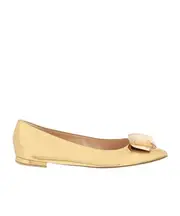 Gianvito Rossi Jaipur Pointed Toe Embellished Ballet Flats 36,37.5,38.5,38,40 Nude