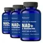 Nicotinamide + Resveratrol 30/60/120 Capsules NAD Supplement Anti-Aging Pills