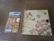NIP JetSetters Germany Die Cut Stickers & 8" x8" Scrap Book