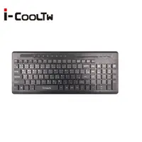 在飛比找PChome24h購物優惠-i-cooltw USB鍵盤 IK-710 黑色