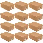 Kraft Memory Box by Simply Tidy - Protect Keepsakes, DVD and CDs - Bulk Pack