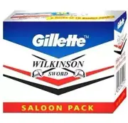GILLETTE WILKINSON SWORD Salon Pack Blades Double Edge Razor 50 Blades Pack of 1