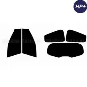 For Renault Clio 3-door 2006-12 Carbon Pre Cut Window Tint Full 2-ply HP+