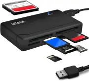 Memory Card Reader All in One 1 USB Adapter SD SDHC Mini Micro M2 MMC XD CF MS
