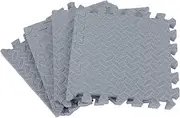 Alipis Soft Anti-Vibration Pads 4pcs Eva Exercise Mats Noise-reducing Gym Tiles Interlocking Floor Mats for Home Gym