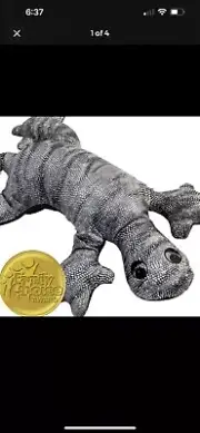 Manimo Weighted LIZARD Grey Plush Sensory Tool For Comfort/Sleep/Anxiety/Focus