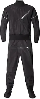 ａ aternee Men Waterproof Surfing Dry Suit Dry Diving Suit Sprayproof Breathable Water Resistant Suit for Rafting Floating Drift Outdoor