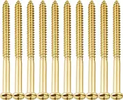 Musiclily Ultra 2.6x35mm Stainless Steel Pickup Mounting Screws for JB PB P90 JM Style Electric Guitar Bass Pickup, Gold (Set of 10)