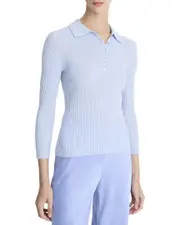 Vince Mulberry Silk-Blend Polo