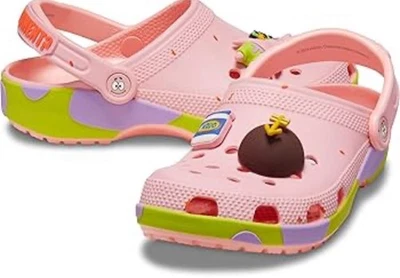 Crocs SpongeBob SquarePants Patrick Star, Brand New With Tags And Box SIZE 8 Men