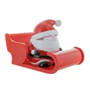 Paladone 12cm Christmas Festive Santa Egg Cup & Sleigh Home/Kitchen Table Decor
