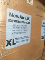 NewAir I.B. Inflatable Bubble Wrap Film XLarge 1900' x 16"x 12" perf 100641087