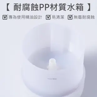 【ANDZEN 安得仁】USB香薰機薰香機加濕器超音波負離子水氧機AZ-75(送來自澳洲單方純精油-檸檬10mlx1瓶)