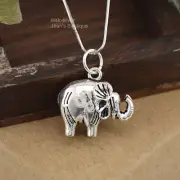 Sterling Silver Elephant DIY Charm Pendant