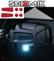 Red Seizmik Pursuit Night Side Mirrors for 2010-2020 Can-Am Commander 800 / 1000