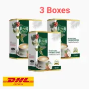 3x Rai Thai Coconut Coffee Instant Powder Mix Non-Dairy Creamer Control Hunger