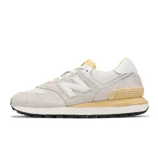 【NEW BALANCE】休閒鞋 574 Legacy 男鞋 女鞋 灰 黃 麂皮 經典 情侶鞋 NB(U574LGWM-D)